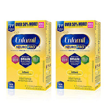 Load image into Gallery viewer, Enfamil NeuroPro Infant Formula- Brain Building Nutrition Inspired by Breast Milk, Milk Powder Refill, 31.4 ounce - MFGM, Omega 3 DHA, Prebiotics, Iron &amp; Immune Support, Pack of 2 (Packaging May Vary)
