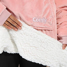 Load image into Gallery viewer, THE COMFY Original| Oversized Microfiber &amp; Sherpa Wearable Blanket, Seen On Shark Tank, One Size Fits All
