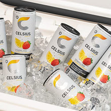 Load image into Gallery viewer, CELSIUS Essential Energy Drink 12 Fl Oz, Sparkling Strawberry Lemonade (Pack of 12)
