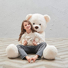 Load image into Gallery viewer, Misscindy Giant Teddy Bear Plush Stuffed Animals for Girlfriend or Kids 47 inch, (White)
