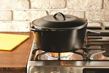 Load image into Gallery viewer, Lodge 5 Quart Cast Iron Dutch Oven. Pre-Seasoned Pot with Lid and Dual Loop Handle
