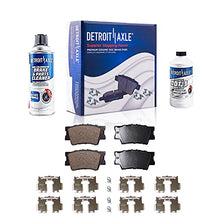 Load image into Gallery viewer, Detroit Axle - Front &amp; Rear Drilled Slotted Rotors + Ceramic Brake Pads Replacement for Lexus ES350 Toyota Avalon Camry - 10pc Set
