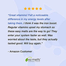 Load image into Gallery viewer, EZ Melts Multivitamin with Iron, Sublingual Vitamins, Vegan, Zero Sugar, Natural Cherry Flavor, 60 Fast Dissolve Tablets
