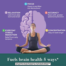 Load image into Gallery viewer, Nootropic Brain Support Supplement - NEURIVA De-Stress Capsules (30 Count in a Bottle), for Everyday Stress Reduction, Relaxation, Focus, Accuracy &amp; Concentration*, L-Theanine, SOD, Coffee Cherry
