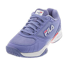Load image into Gallery viewer, FILA Women Volley Zone Shoes, Color: Infi/Pair/Dpnk, Size: 6.5 (5PM00595-418-6.5)
