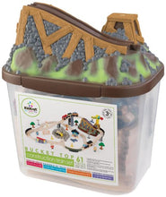 Load image into Gallery viewer, KidKraft Bucket Top Construction Train Set, 61-Piece
