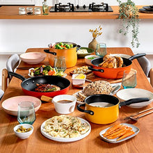 Load image into Gallery viewer, Meyer Accent Series Nonstick and Stainless Steel Pots and Pans/Cookware Essentials Set, 6 Piece, Nonstick &amp; Stainless Steel
