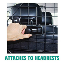 Load image into Gallery viewer, Heavy-Duty Dog Car Barrier, Pet Divider for SUV or Wagons + Free Bonus Collapsible Bowl &amp; Waste Dispenser and Bags, Strong Steel Mesh with Adjustable Panels (Car Barrier (with FREE Bonus))
