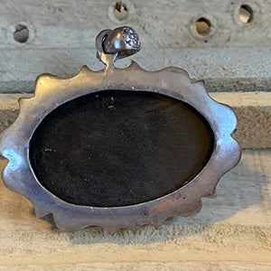 Hadeed e chini Pendant hadeed stone Sang e Hadeed | AlAliGems | Hematite Islamic Pendant for
