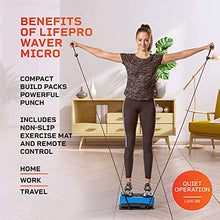 Load image into Gallery viewer, LifePro Waver Micro Whole Body Vibration Plate Exercise Machine - Portable Exercise Equipment for Whole Body Fitness, Lymphatic Drainage, Weight Loss - Vibration Platform Machine, Max Weight 220 lbs
