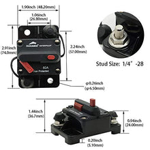 Load image into Gallery viewer, Young Marine Circuit Breaker for Boat Trolling with Manual Reset,Water Proof,12V- 48V DC (Surface Mount-60A)
