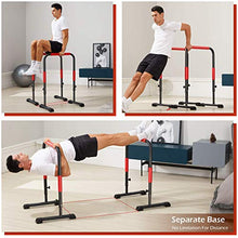 Load image into Gallery viewer, Sportsroyals Dip Station Dip Bar Parallel Bars for Home Workout with 400 LBS Loading Capacity
