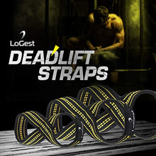 Load image into Gallery viewer, Deadlift Straps Figure 8 Lifting Strap for Power Lifters Weightlifters Workout Lifting Straps - 3 Sizes Small Medium Large - Weight Lifting Straps Non Slip Padded Dead Lift Straps Figure 8 Straps

