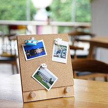 Load image into Gallery viewer, Trycooling Bulletin Board/Cork Board on The Desktop-Small Mini Hanging Tack Message Memo Picture Board for Home Office School

