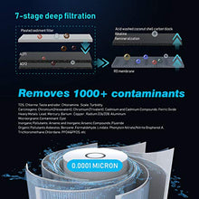 Load image into Gallery viewer, Frizzlife RO Reverse Osmosis Water Filtration System - 600 GPD High Flow, Tankless, Reduce TDS, Compact, Alkaline Mineral PH, 1.5:1 Drain Ratio, USA Tech Support, PD600-TAM3
