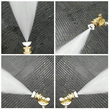 Load image into Gallery viewer, Meteor Blast Quick Connecting Pivoting Coupler Attachment 120 Degree with 5 Angles and Safety lock for Pressure Washer Spray Nozzle , Cleaning Hard to Reach Area Max 5000 PSI 1/4 Inch Plug
