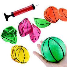 Load image into Gallery viewer, Shindel 6Pcs Mini Basketball, Small Basketball for Toddlers, Kids and Adults Basketball Party Favors Mini Toy Basketball with Pump Suitable for Pool, Indoors, Outdoors
