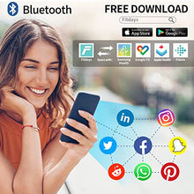 Load image into Gallery viewer, Scales for Body Weight, Large Display Digital Weight Scale with Body Fat, Water Weight, Rechargeable Bathroom Scale for Carpet, Bluetooth BMI Smart Body Fat Scale, 16 Data Sync with App, Heart Rate

