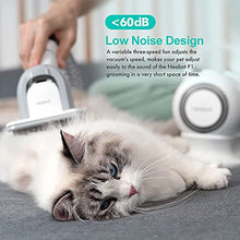 Load image into Gallery viewer, neabot P1 Pro Pet Grooming Kit &amp; Vacuum Suction 99% Pet Hair, Professional Grooming Clippers with 5 Proven Grooming Tools for Dogs Cats and Other Animals(Renamed to Neakasa)
