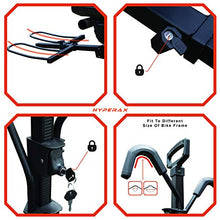 Load image into Gallery viewer, Hyperax 2-Bike Hitch Mounted Bike Rack Carrier for 2 inch / 1.25-inch Receivers - Fits Up to 90lbs Road Bikes, Mountain Bikes, MTB with Up to 3-inch Tires - Compatible with SUV, Trucks, Sedan
