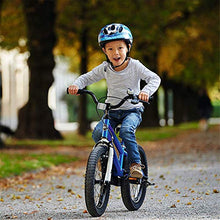 Load image into Gallery viewer, RoyalBaby Kids Bike Boys Girls Freestyle BMX Bicycle with Training Wheels Gifts for Children Bikes 12 Inch Blue
