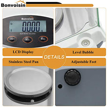 Load image into Gallery viewer, Bonvoisin Analytical Balance 300gx1mg Precision Lab Scale Digital Electronic Scale 1mg Laboratory Analytical Scale LCD Display Scientific Scale with Windshield (300g, 0.001g)
