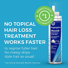 Load image into Gallery viewer, Regoxidine Men's 5% Minoxidil Foam (6 Month Supply) Helps Restore Vertex Hair Loss and Supports Hair Regrowth for Thinning Hair with Unscented Topical Aerosol Treatment
