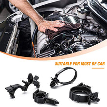 Load image into Gallery viewer, GOOACC 60Pcs Car Wire Loom Routing Clips Assortment - 6 Different Sizes Universal Wiring Harness Routing Clip Replacement Parts for Honda GM Mazda
