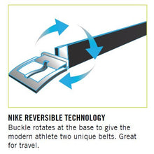 Load image into Gallery viewer, NIKE Men&#39;s Just Do It Reversible Web, Black Stacked, O/S
