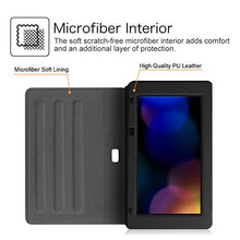 Load image into Gallery viewer, Fintie Protective Case for Nintendo Switch - [Multi-Angle Viewing] Ultra Slim Vegan Leather Play Stand Cover with Elastic Strap for Nintendo Switch 2017 - Black
