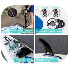 Load image into Gallery viewer, Tuxedo Sailor Inflatable Paddle Boards 12'7×28"×6" Inflatable SUP with Stand Up Paddle Board,Shoulder Strap,Fins,ISUP Adj Paddle,Pump,Backpack,Leash,Repair Kit,10L Dry Bag
