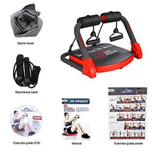 Load image into Gallery viewer, TOGEDI Core Trainers Ab Crunch Home Abdominal Cardio Machine Body Fitness Pectoral Muscle Biceps Building Workout Exerciser Equipment with Resistance Bands Exercise Guide Sport Towel for Gym Office
