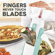 Load image into Gallery viewer, DASH Safe Slice Mandoline for Vegetables, Meal Prep &amp; More with Thickness Adjuster, Aqua
