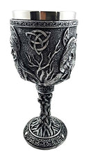 Load image into Gallery viewer, Triple Goddess Maiden Mother Crone Pagan Witchcraft Wine Drink Goblet Chalice Figurine
