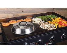 Load image into Gallery viewer, Blackstone Griddle Accessories - 12 Inch Round Basting Cover - Stainless Steel - Cheese Melting Dome and Steaming Cover - Best for Use in Flat Top Griddle Grill Cooking Indoor or Outdoor
