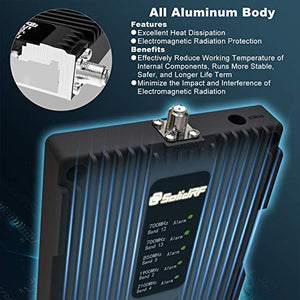 SolidRF Cell Phone Booster for Home Up to 8, 000 sq ft Dual Interior Antennas Office Multiroom | Verizon, AT&T, T-Mobile, Sprint & More Signal Plus Cell Signal Booster Kit