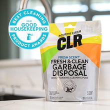 Load image into Gallery viewer, CLR Fresh &amp; Clean Garbage Disposal, Fresh Scent Weekly Foaming Cleaning Pods, 5 Pods Total (Packaging May Vary)
