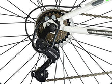 Load image into Gallery viewer, TITAN Pathfinder Elite, Green, Silver and White 26” Full Suspension Unisex MTB, high-tensile Steel Frame and Alloy Fork, V-Style Braking System, Double Wall Alloy Rims, 21 Speed Shimano Gear System.
