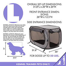 Load image into Gallery viewer, SportPet Designs Large Pop Open Kennel, Portable Cat Cage Kennel, Waterproof Pet bed, Carrier Collection
