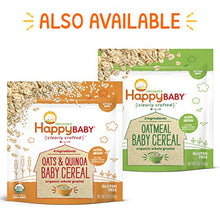 Load image into Gallery viewer, Happy Baby Organics Clearly Crafted Stage 2 Baby Food, Bananas, Raspberries &amp; Oats, 4 Ounce Pouch (Pack of 16) packaging may vary
