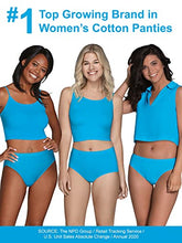 Load image into Gallery viewer, Fruit of the Loom Women's Eversoft Cotton Underwear (Regular &amp; Plus Size), Brief-6 Pack-Assorted Heathers, 6
