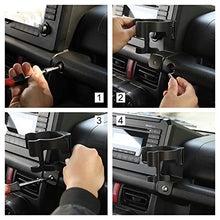Load image into Gallery viewer, JUNLELI Phone Holder Stand GPS Cellphone Mount Bracket Water Cup Holders for Suzuki Jimny 2019 2020 2021 JB74 JB64 Car Accessories ABS
