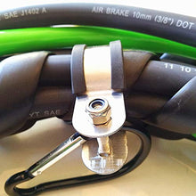 Load image into Gallery viewer, Trackon Parts 12 Ft. 3-in-1 Wrap Set, ABS Electrical and Rubber Air Line Hose Assemblies, for Semi Truck Tractor Trailer
