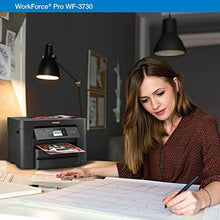 Load image into Gallery viewer, Epson WorkForce Pro WF-3730 All-in-One Wireless Color Printer with Copier, Scanner, Fax and Wi-Fi Direct,Black,10-1/2 x 7-1/2 x 6-1/2 in
