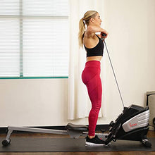 Load image into Gallery viewer, Sunny Health &amp; Fitness SF-RW5622 Dual Function Magnetic Rowing Machine Rower w/LCD Monitor
