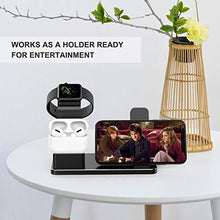 Load image into Gallery viewer, YoFeW Charging Stand for Apple Watch Charger Stand Aluminum Dock Station Compatible for iWatch Apple Watch Series 4/3 / 2/1/ AirPods/iPhone X/XS/XS Ma /8 / 8Plus / 7/7 Plus /6S /6S Plus
