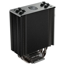 Load image into Gallery viewer, Cooler Master Hyper 212 Black Edition RGB CPU Air Cooler, SF120R RGB Fan, Anodized Gun-Metal Black, Brushed Nickel Fins, 4 Copper Direct Contact Heat Pipes for AMD Ryzen/Intel LGA1151
