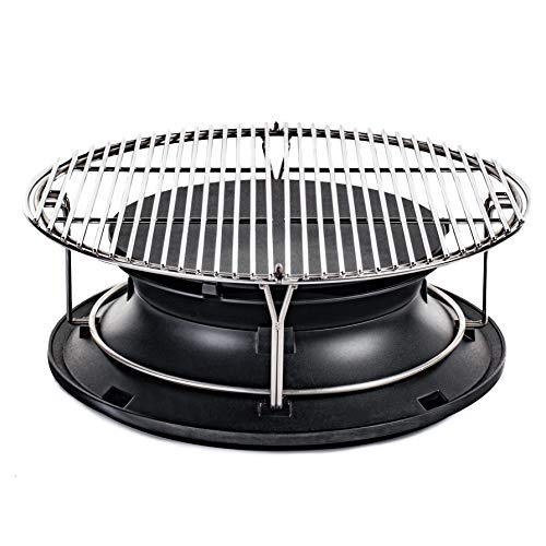 Kamado Joe KJ-Hyper Classic Joe SloRoller with Rack, Black