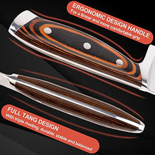 Load image into Gallery viewer, RVZHI BBQ Grill Light Night Outdoor LED Light and 15-Piece High-Carbon Stainless Steel Kitchen Knife Set with Wooden Block
