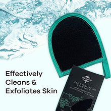 Load image into Gallery viewer, Dermasuri Deep Exfoliating Face Scrub and Body Scrub Mitt - Facial Scrub &amp; Skin Cleanser - Part of the Best Skincare Kit for Women &amp; Men - Cleanse Dead or Dry Skin - Exfoliator Face Scrub Tool
